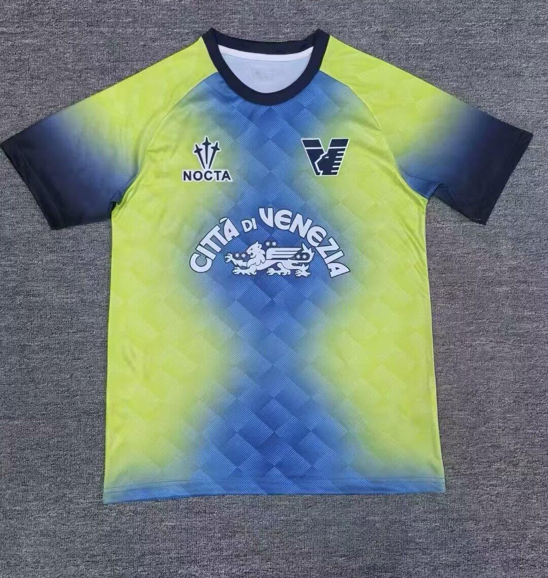 AAA Quality Venezia 24/25 GK Blue/Green Soccer Jersey